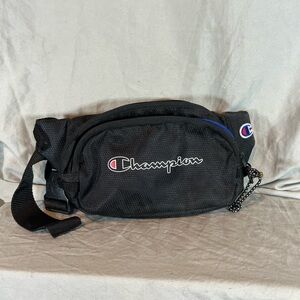 Champion Black and Blue Belt Bag